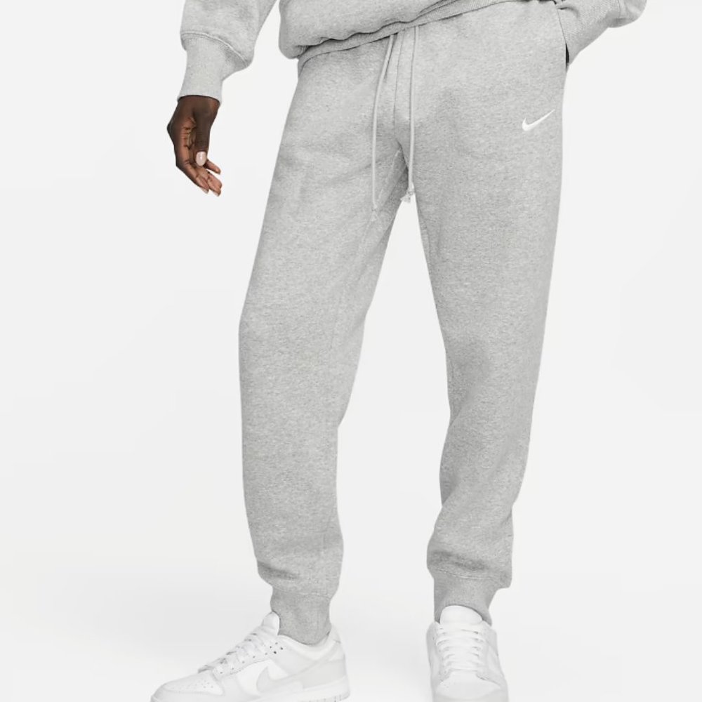 Nike Women Fleece Sweat Pant - Gray Size M